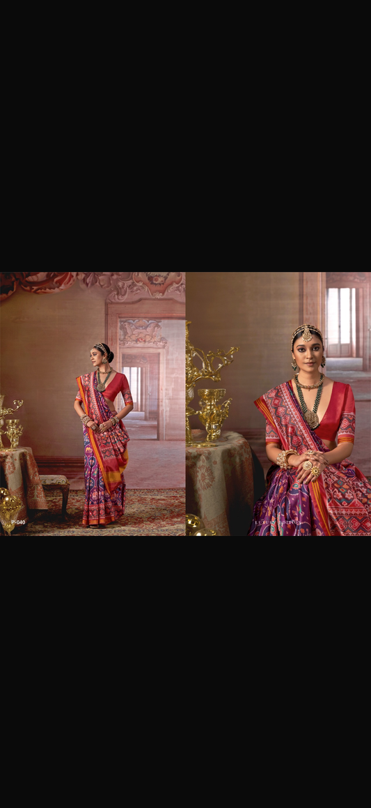 Beautiful Patola style Ready to wear saree !