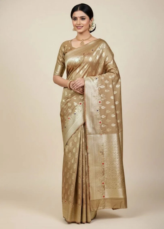 Banarasi Silk Ready-to-Wear Saree