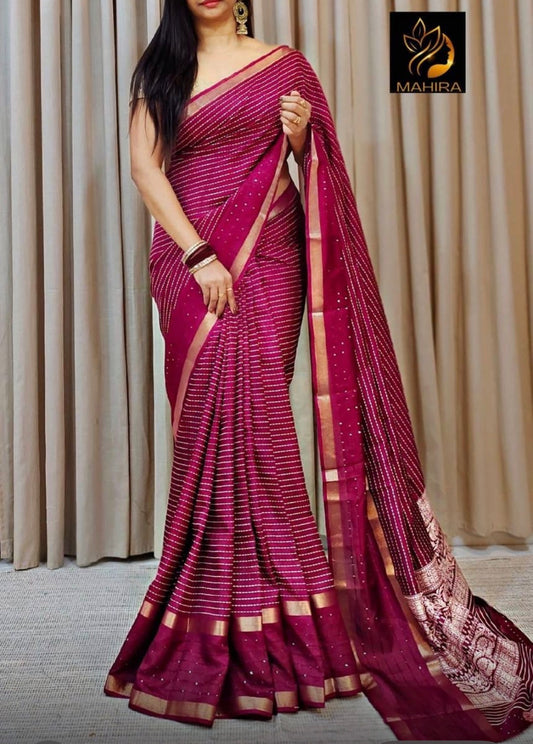 Bhumika’s Fashion presents Soft Silk Ready to wear Saree