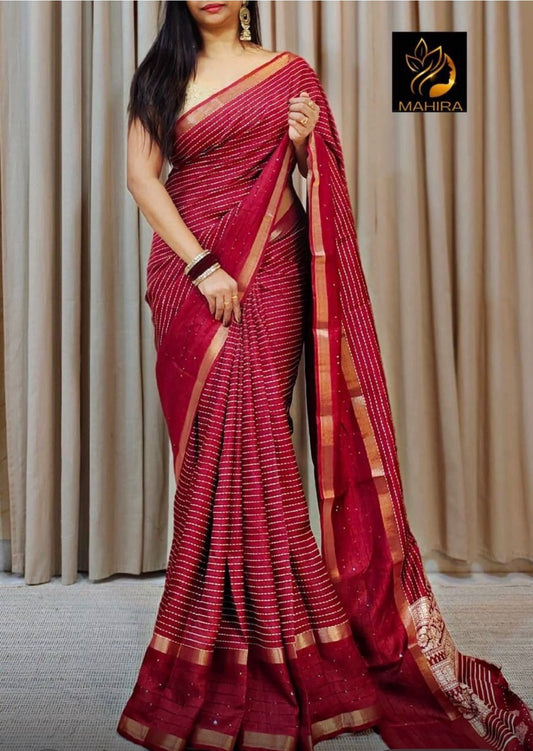 Bhumika’s Fashion presents Soft Silk Ready to wear Saree