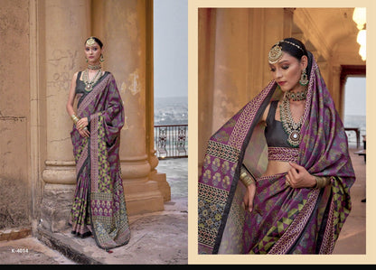 Patola Style Ready-to-Wear Saree