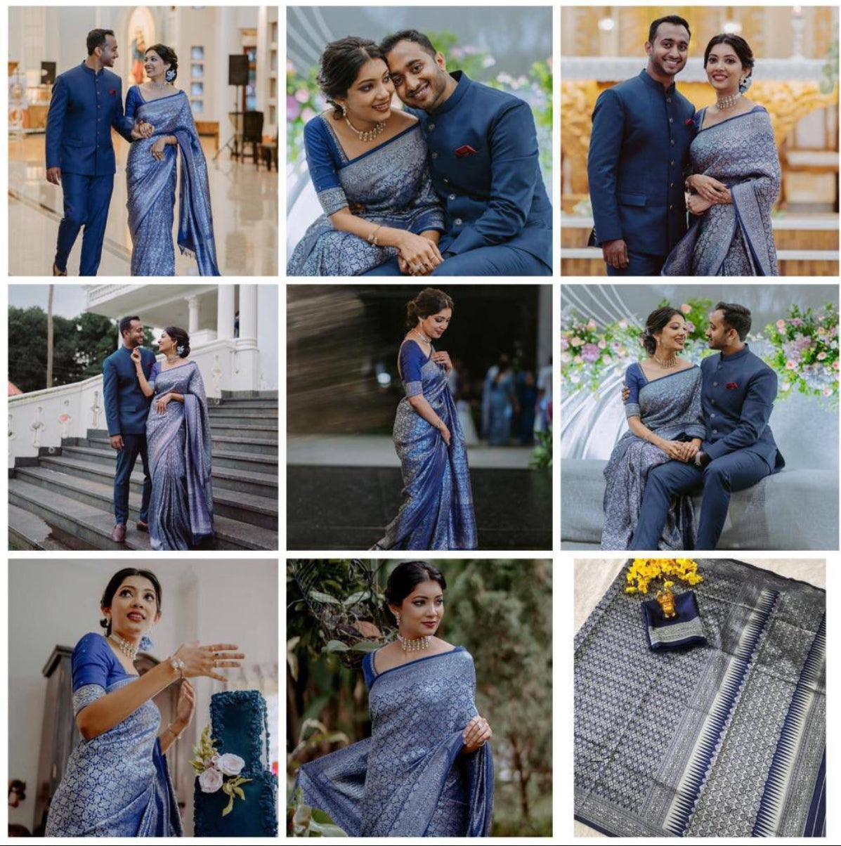 Luxury Lichi Silk Ready Saree – Effortless Drape, Timeless Elegance