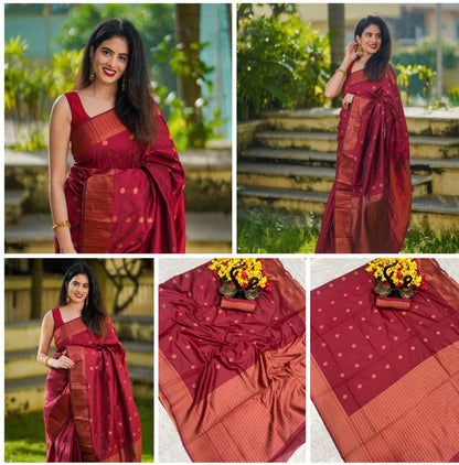 Lichi Silk Ready-to-Wear Saree