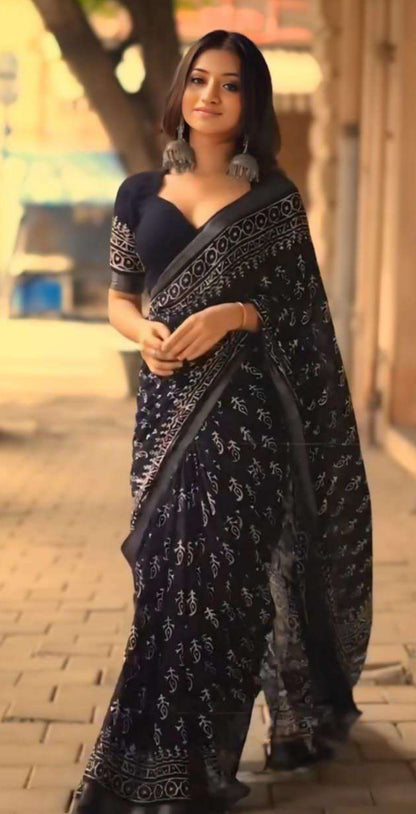 Ready-to-Wear Saree with Pocket