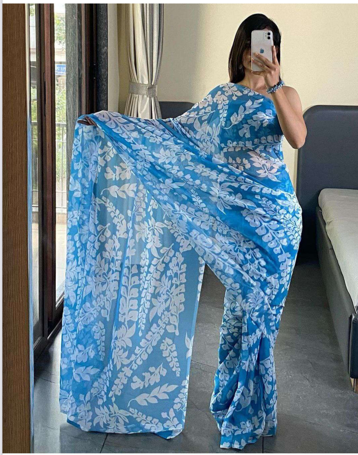 Ready to wear saree with Pocket- The dream of every woman.