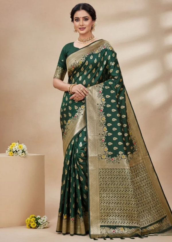 Banarasi Silk Ready-to-Wear Saree