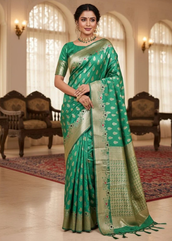 Banarasi Silk Ready-to-Wear Saree