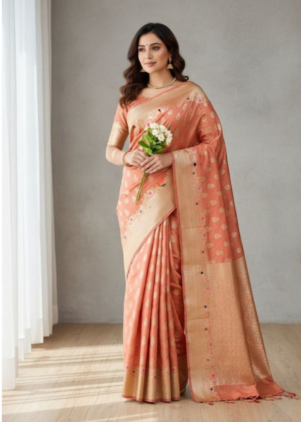Banarasi Silk Ready-to-Wear Saree