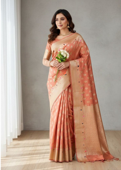 Banarasi Silk Ready-to-Wear Saree