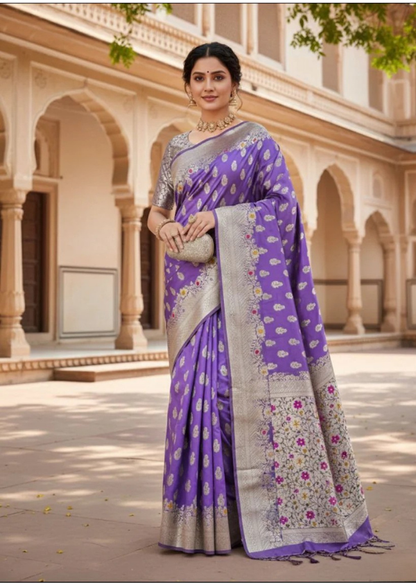 Banarasi Silk Ready-to-Wear Saree