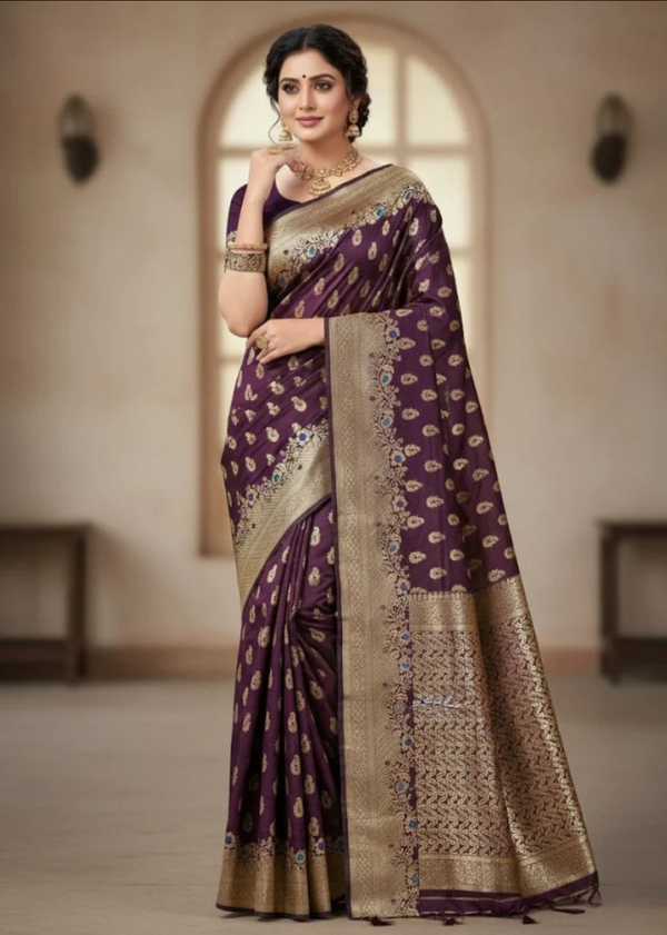 Banarasi Silk Ready-to-Wear Saree