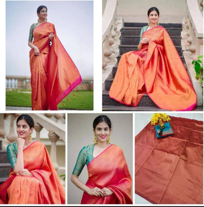 Lichi Silk Ready-to-Wear Saree