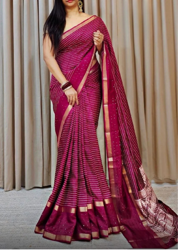 Soft Silk Ready-to-Wear Saree